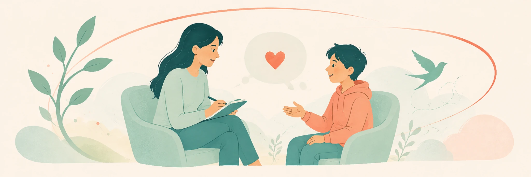 گفتوگوی روانشناس با کودک یا نوجوان